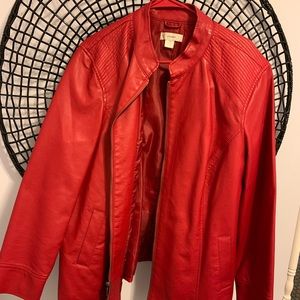 CJ Banks 2X red jacket